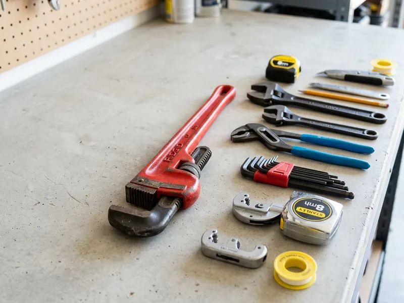 Professional plumbers in Bedford Park, IL equipped with top-tier tools for residential and commercial plumbing services.